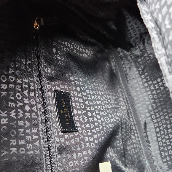 Kate Spade Black Quilted Backpack - Picture 8 of 12